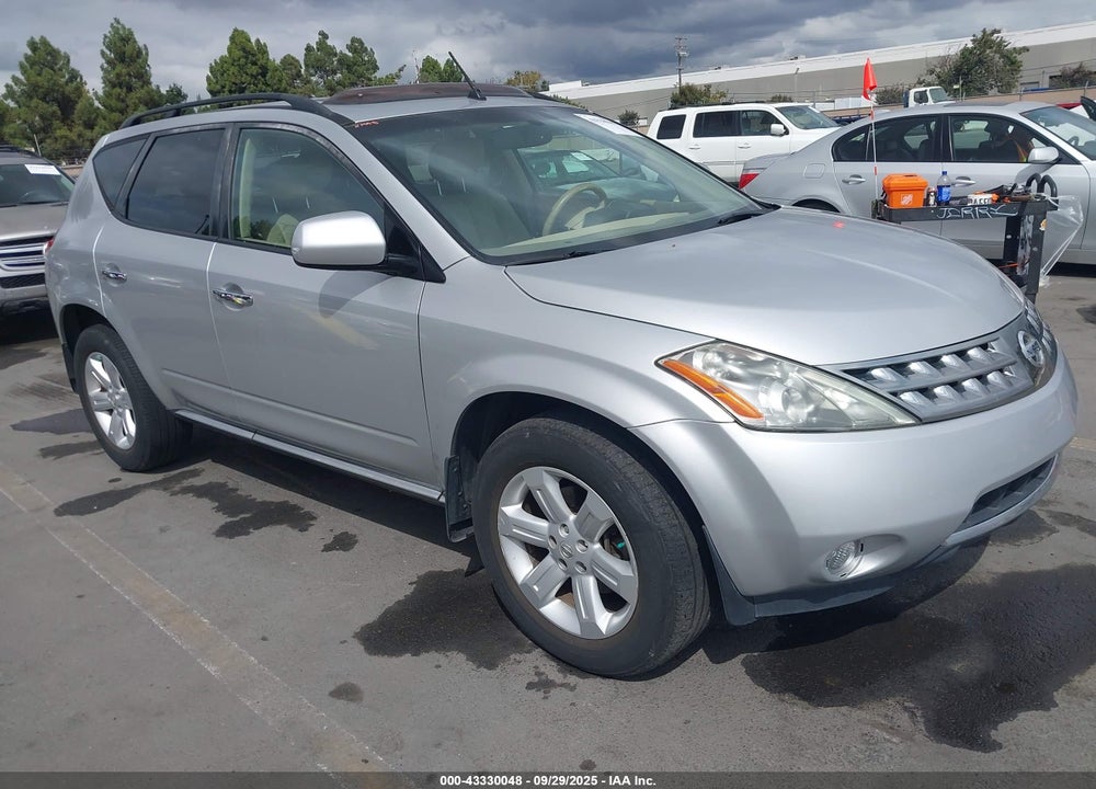 2007 NISSAN MURANO SL VIN: JN8AZ08W97W614348