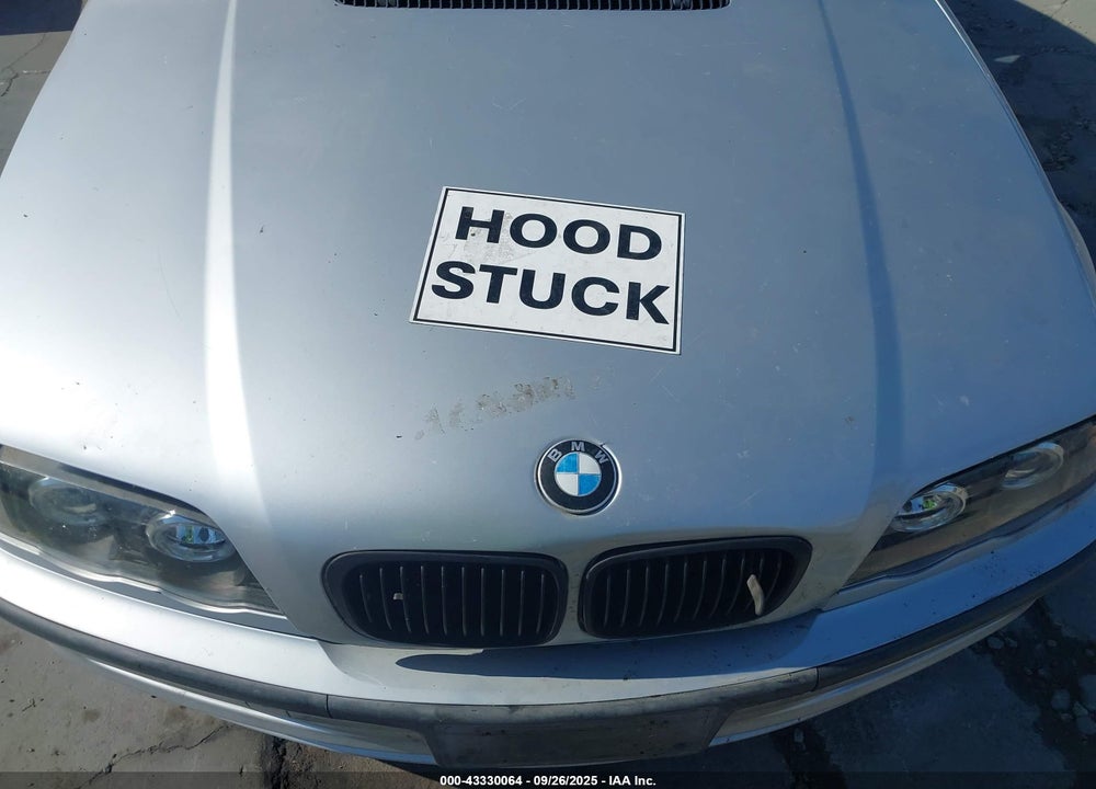 2000 BMW 323I VIN: WBAAM3345YKC72665