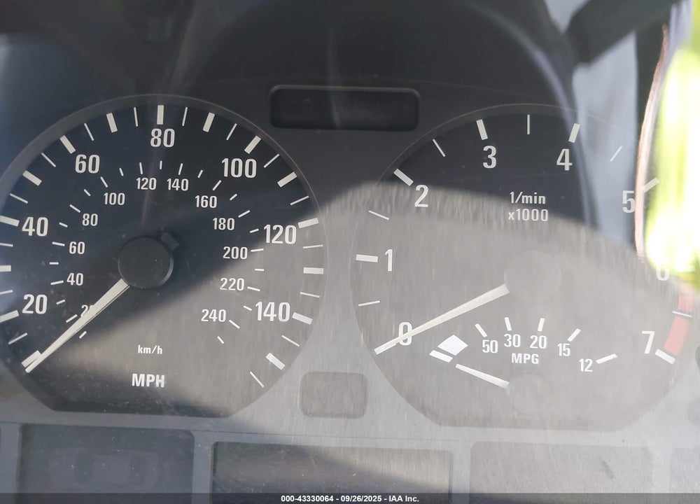 2000 BMW 323I VIN: WBAAM3345YKC72665