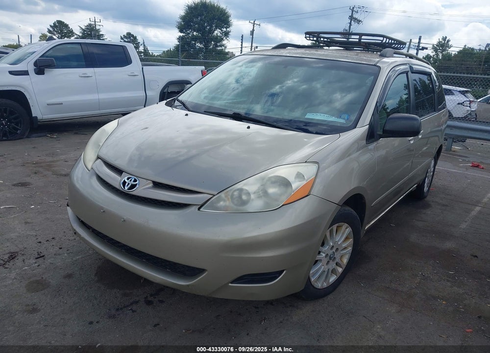 2008 TOYOTA SIENNA LE VIN: 5TDBK23C98S016923