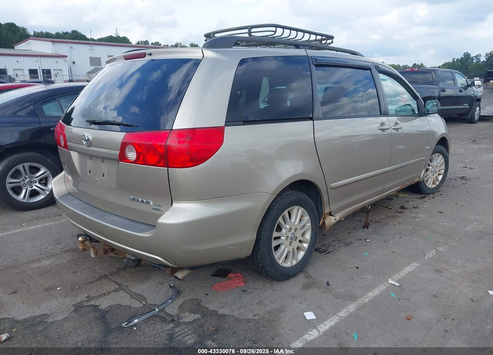 2008 TOYOTA SIENNA LE VIN: 5TDBK23C98S016923