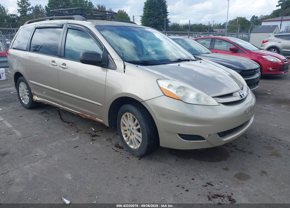 2008 TOYOTA SIENNA LE VIN: 5TDBK23C98S016923