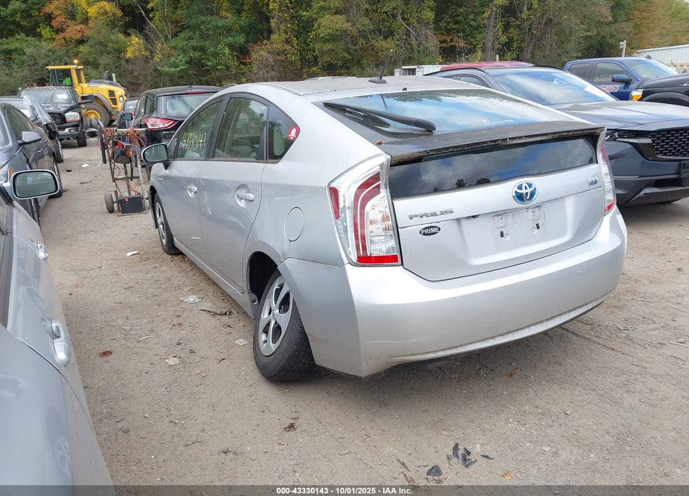 2012 TOYOTA PRIUS THREE VIN: JTDKN3DU3C5386056