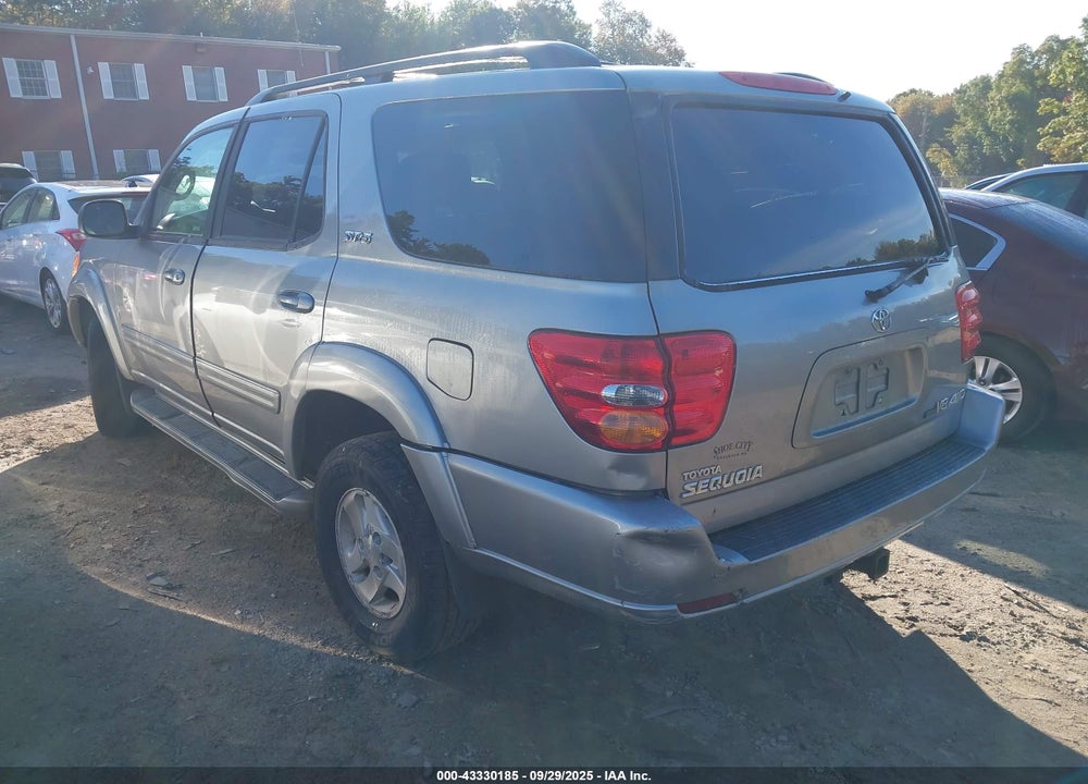 2003 TOYOTA SEQUOIA SR5 V8 VIN: 5TDBT44A33S203301