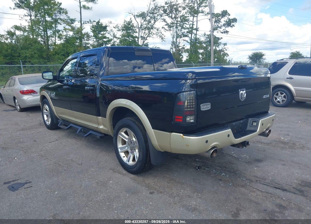 2012 RAM 1500 LAIE LONGHORN/LIMITED EDITION VIN: 1C6RD7PT3CS190185