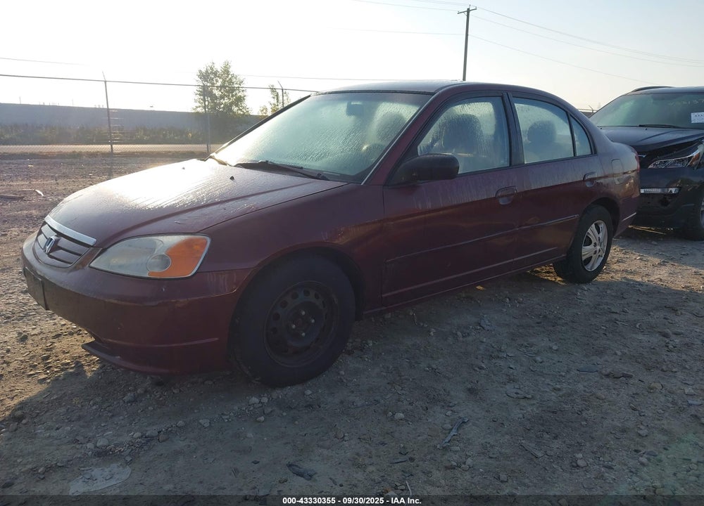 2003 HONDA CIVIC VIN: 2HGES16513H624917