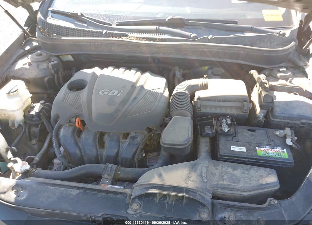 2013 HYUNDAI SONATA VIN: 5NPEB4AC2DH694795