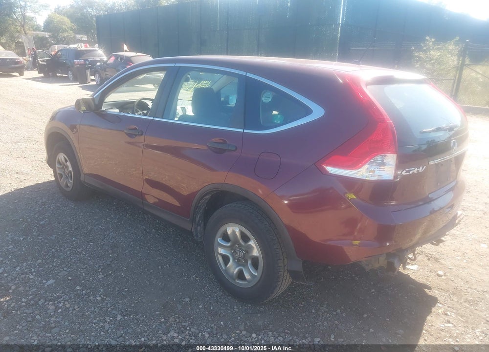 2013 HONDA CR-V LX VIN: 5J6RM4H32DL004535