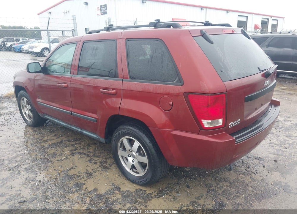 2008 JEEP GRAND CHEROKEE LAREDO VIN: 1J8GR48K28C179002
