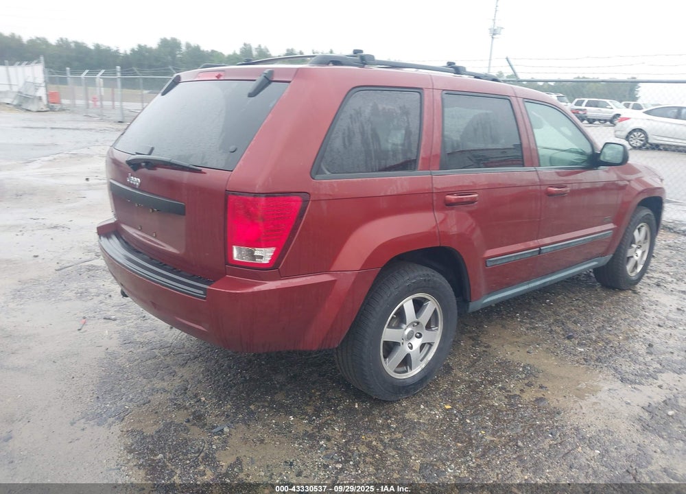 2008 JEEP GRAND CHEROKEE LAREDO VIN: 1J8GR48K28C179002