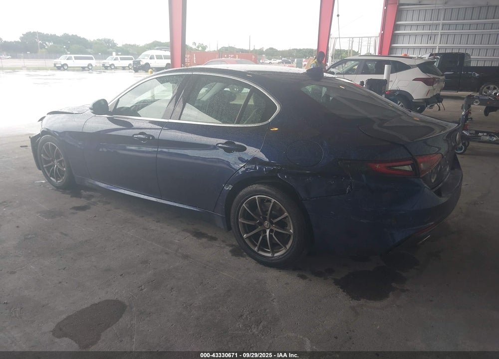 2020 ALFA ROMEO GIULIA RWD VIN: ZARFAMAN1L7631446