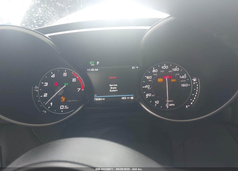 2020 ALFA ROMEO GIULIA RWD VIN: ZARFAMAN1L7631446