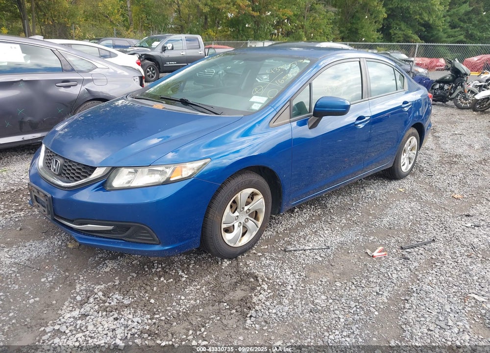 2014 HONDA CIVIC VIN: 2HGFB2F54EH541995