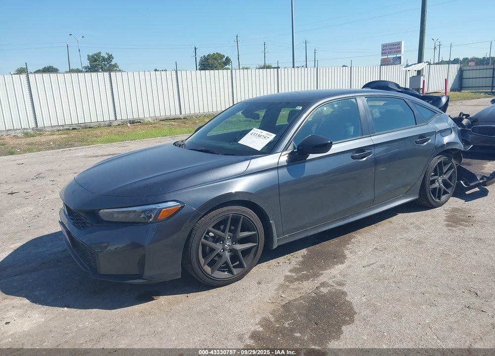 2025 HONDA CIVIC VIN: 2HGFE2F51SH565660