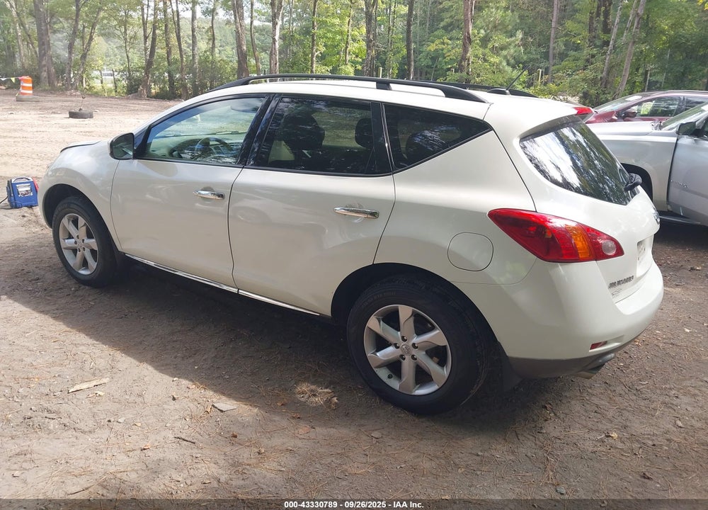 2009 NISSAN MURANO SL VIN: JN8AZ18W29W111169