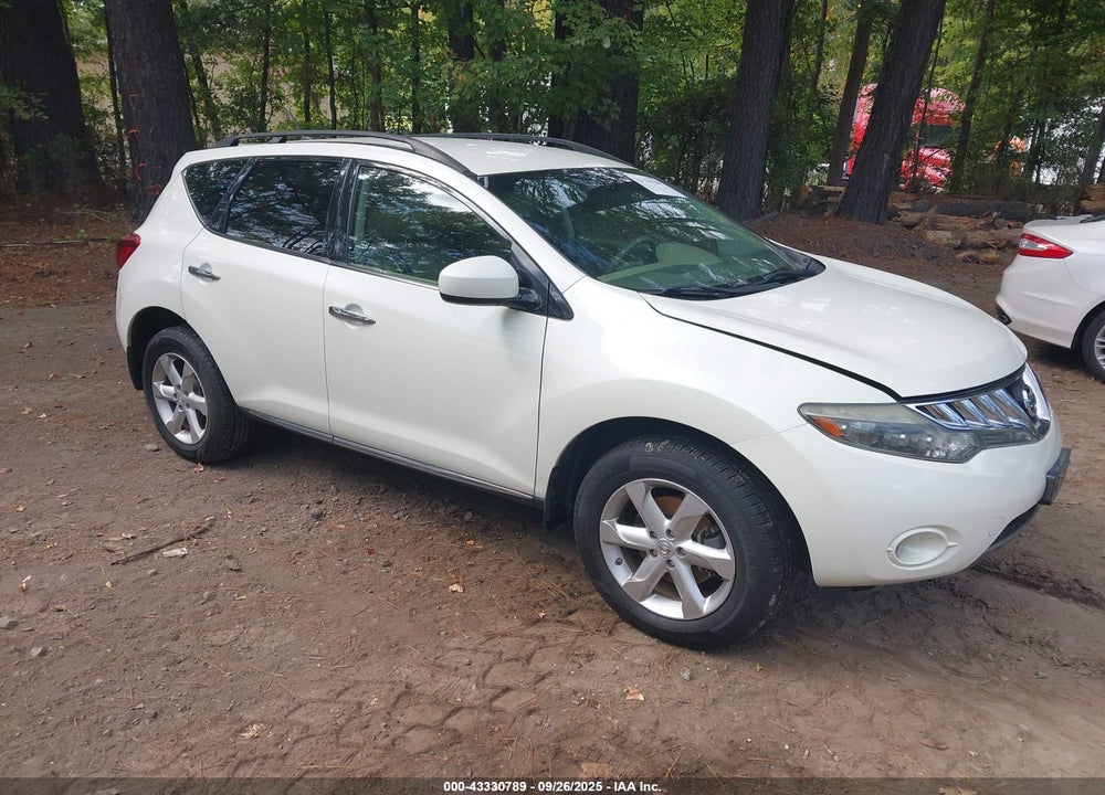 2009 NISSAN MURANO SL VIN: JN8AZ18W29W111169