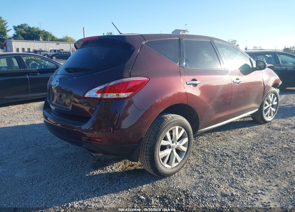 2014 NISSAN MURANO VIN: JN8AZ1MU8EW413404