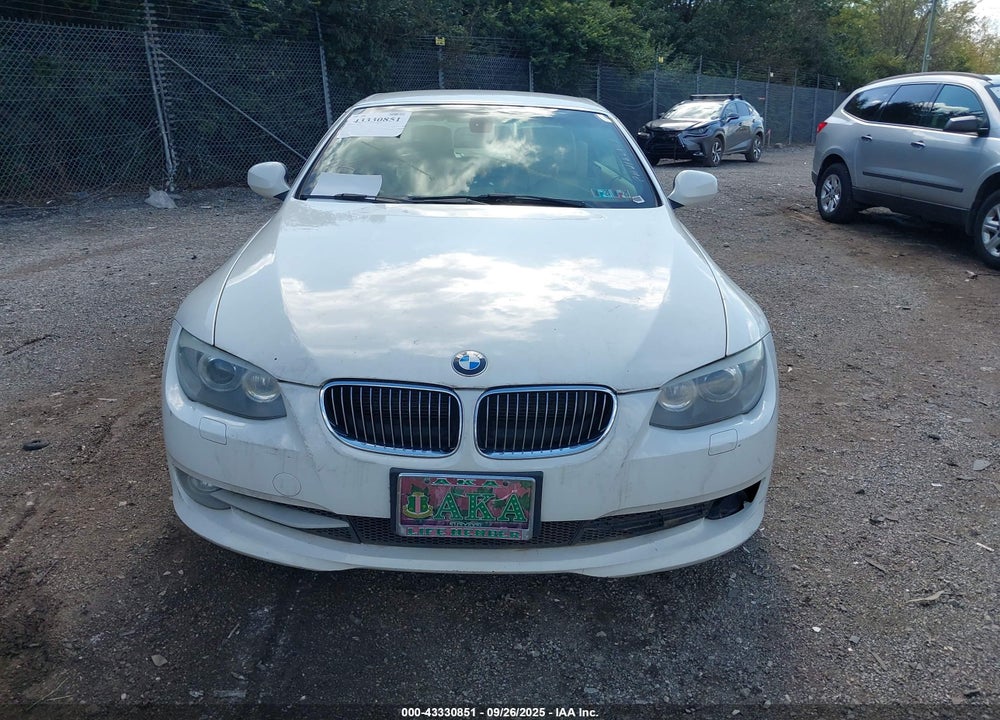 2012 BMW 3 SERIES VIN: WBADW7C57CE729861