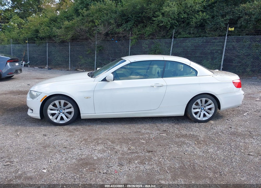 2012 BMW 3 SERIES VIN: WBADW7C57CE729861