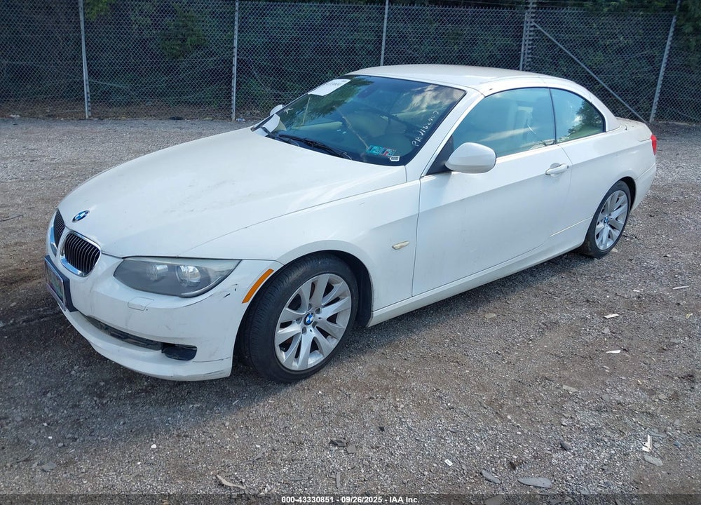 2012 BMW 3 SERIES VIN: WBADW7C57CE729861