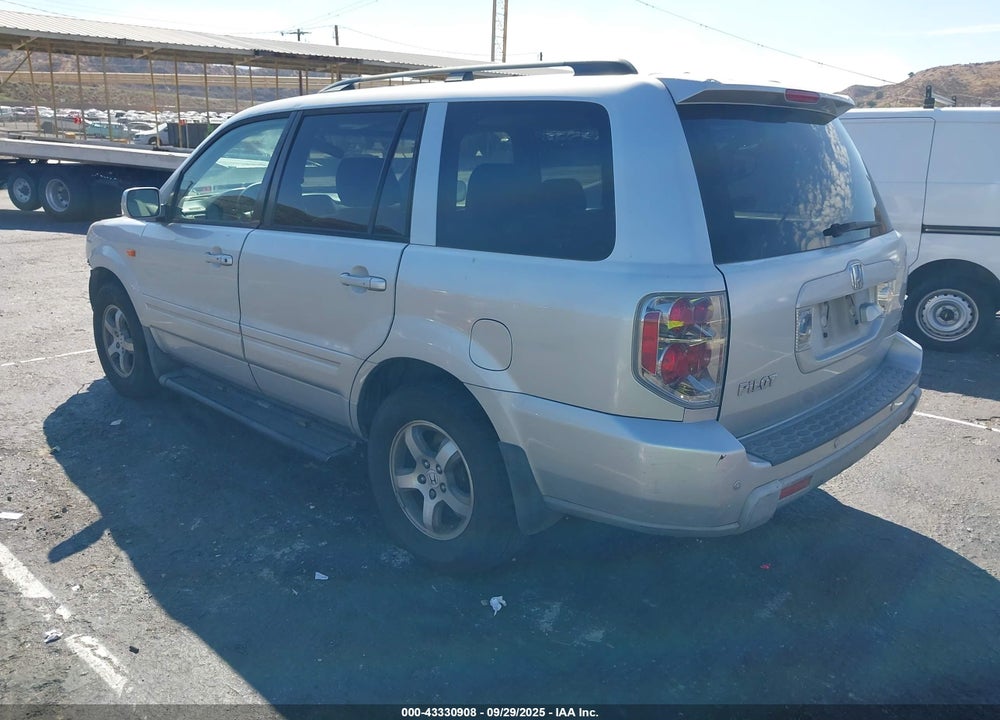 2008 HONDA PILOT EX-L VIN: 5FNYF18768B037155