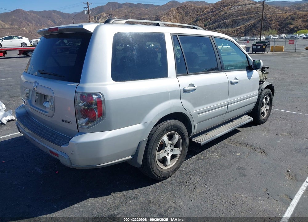 2008 HONDA PILOT EX-L VIN: 5FNYF18768B037155