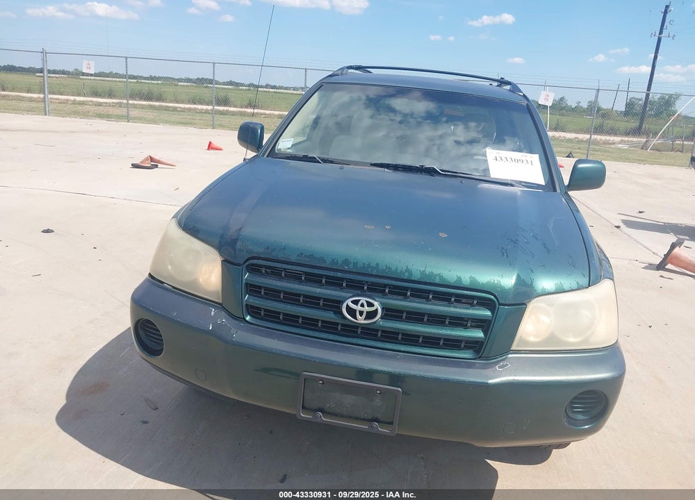 2003 TOYOTA HIGHLANDER V6 VIN: JTEHF21A330099773
