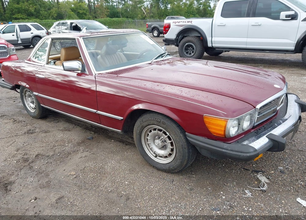 1985 MERCEDES-BENZ 380 SL VIN: WDBBA45C1FA018220