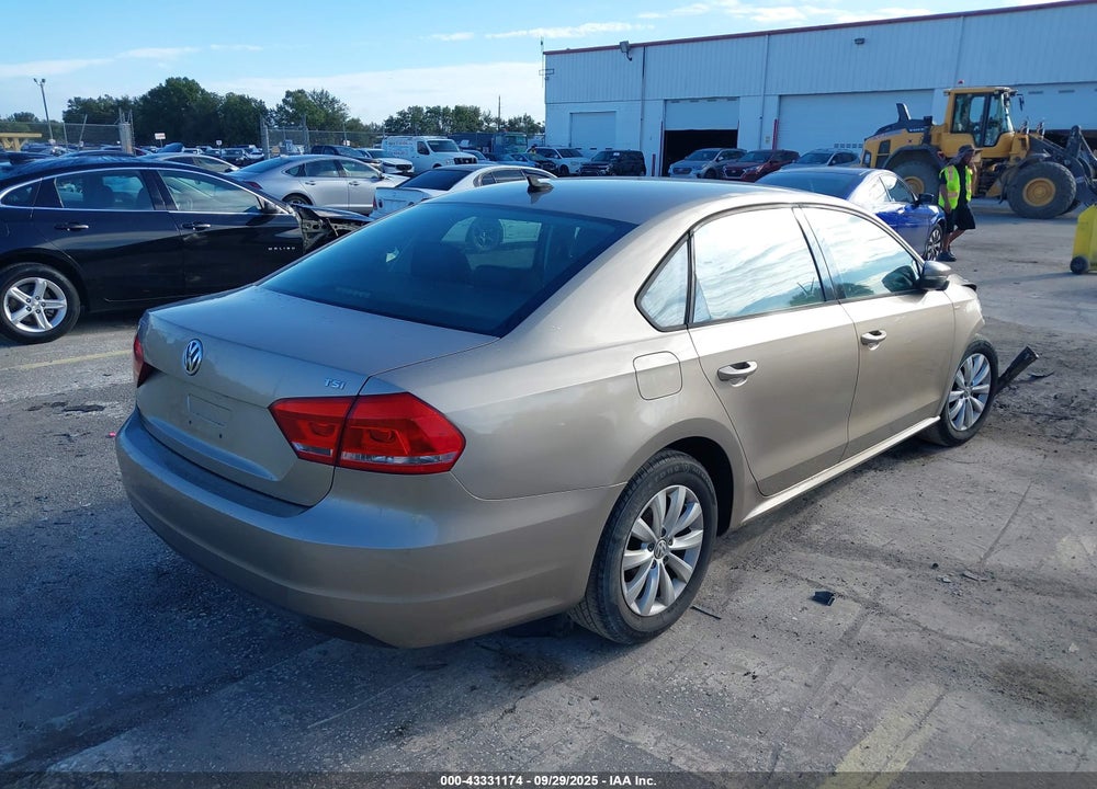 2015 VOLKSWAGEN PASSAT 1.8T WOLFSBURG EDITION VIN: 1VWAT7A39FC027473