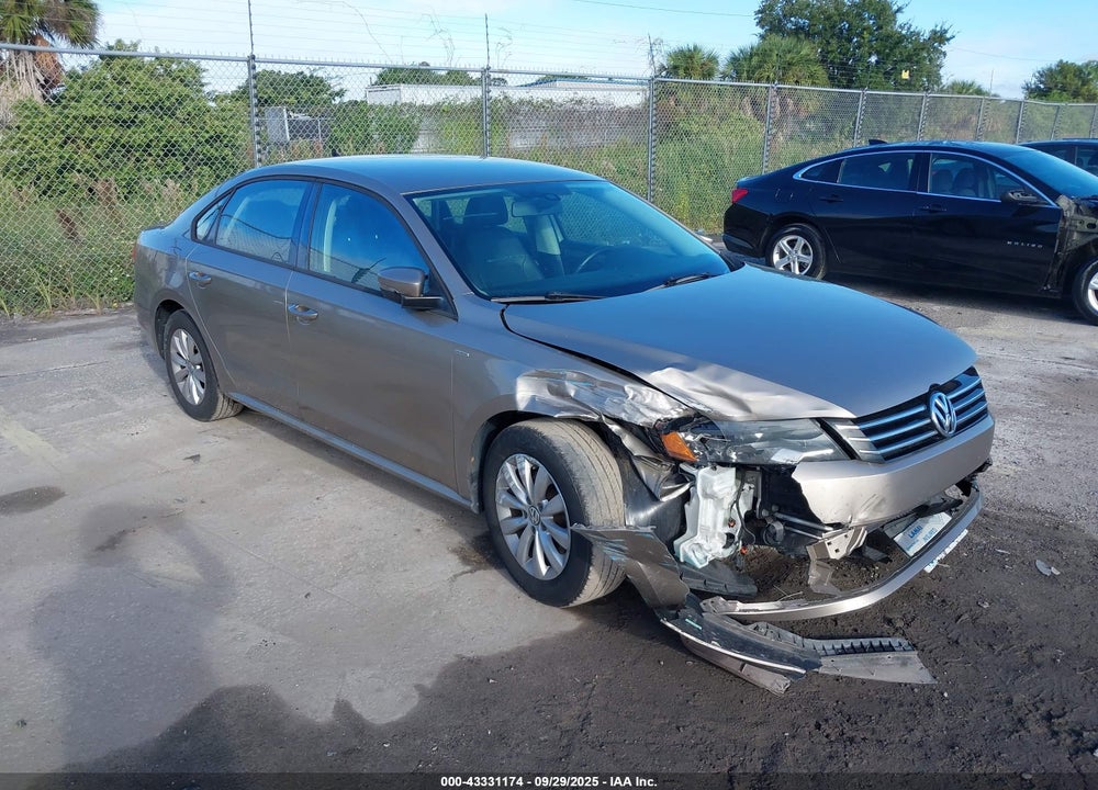 2015 VOLKSWAGEN PASSAT 1.8T WOLFSBURG EDITION VIN: 1VWAT7A39FC027473