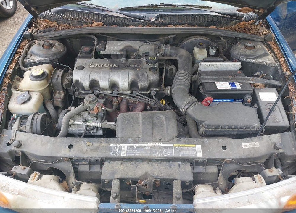 2001 SATURN SL VIN: 1G8ZF52801Z292228