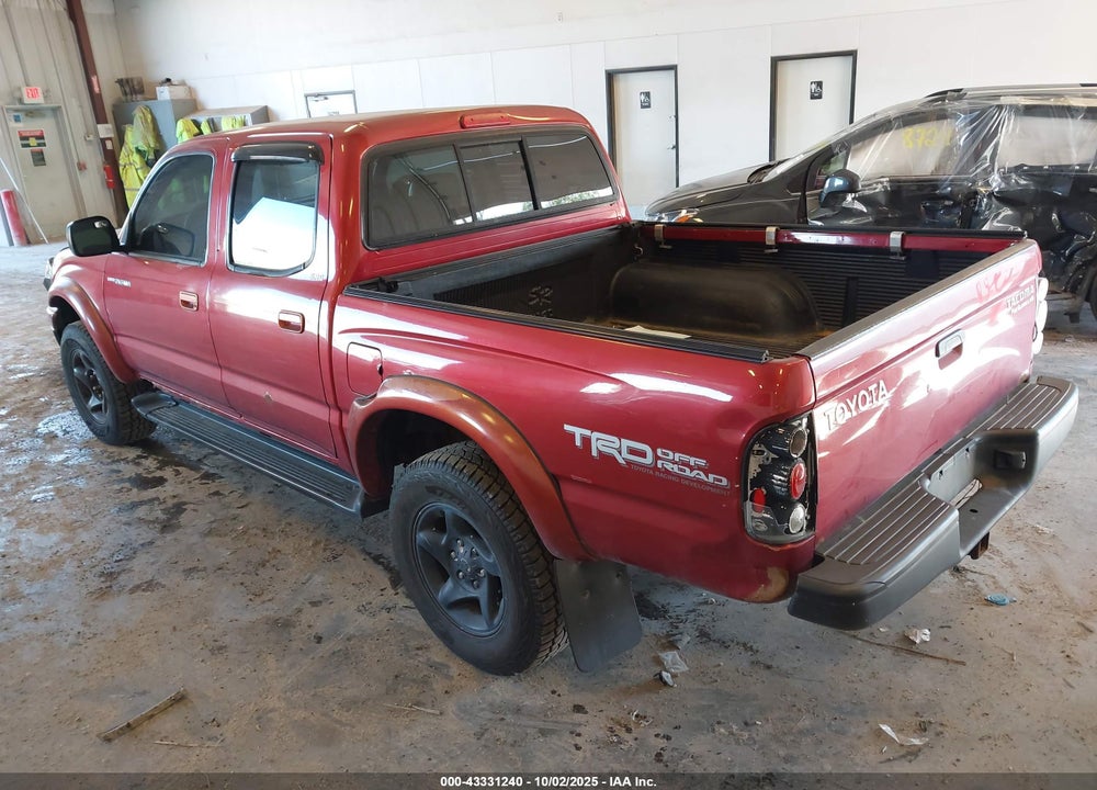 2001 TOYOTA TACOMA PRERUNNER V6 VIN: 5TEGN92N71Z847242