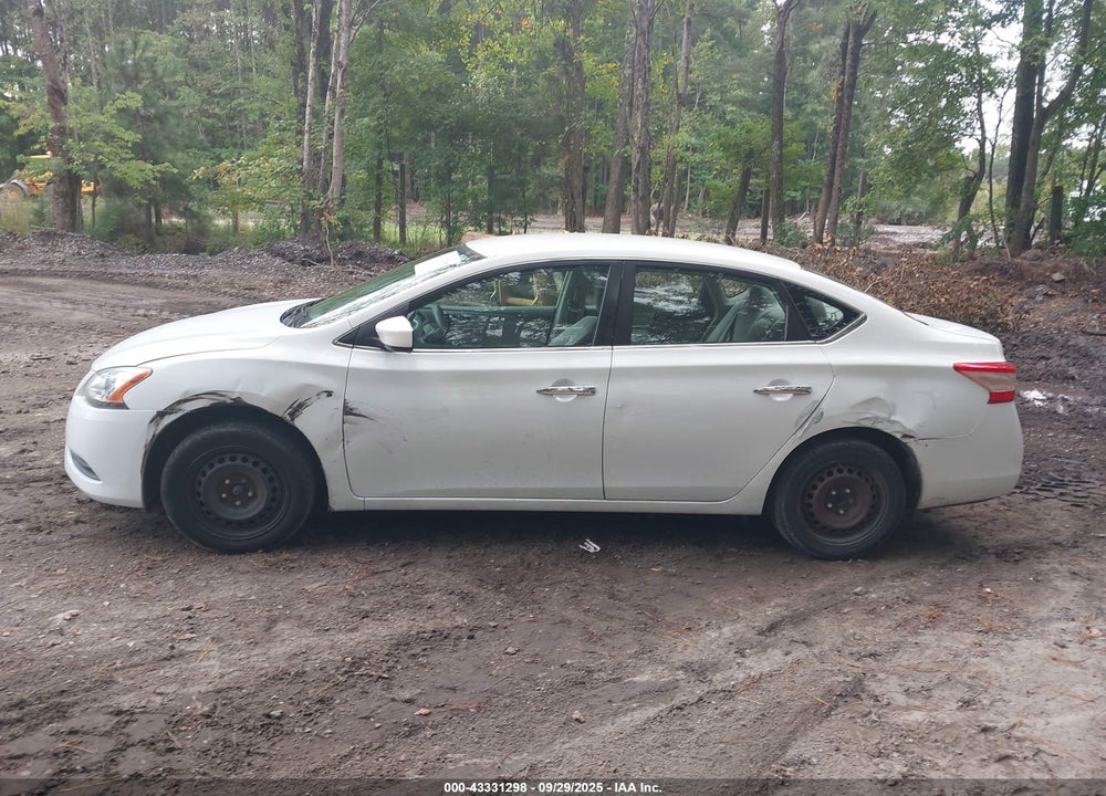 2013 NISSAN SENTRA SV VIN: 3N1AB7AP0DL697524