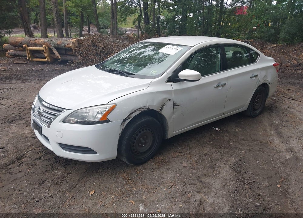 2013 NISSAN SENTRA SV VIN: 3N1AB7AP0DL697524