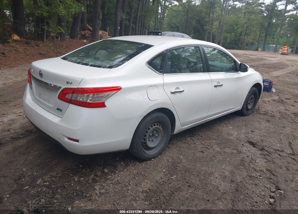 2013 NISSAN SENTRA SV VIN: 3N1AB7AP0DL697524