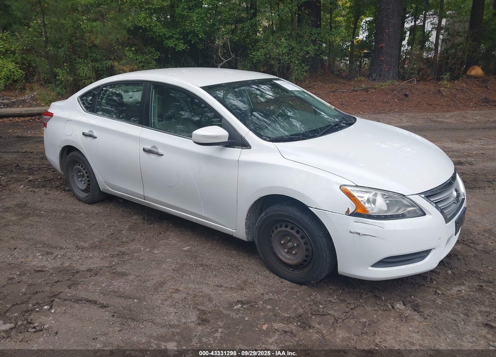2013 NISSAN SENTRA SV VIN: 3N1AB7AP0DL697524