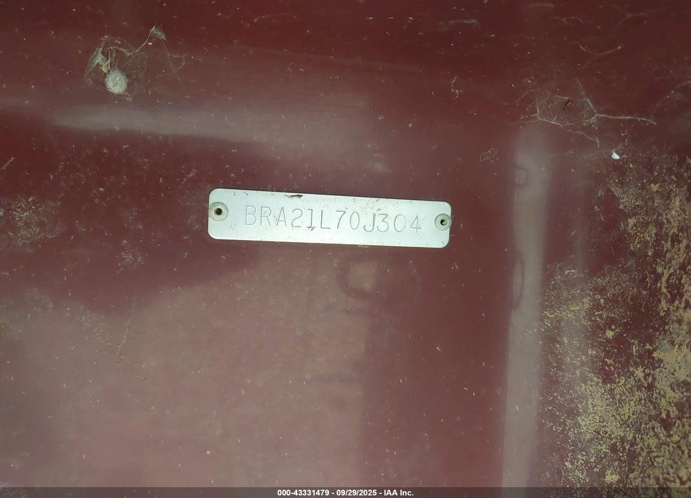 2004 BRYANT INBOARD VIN: BRA21L70J304