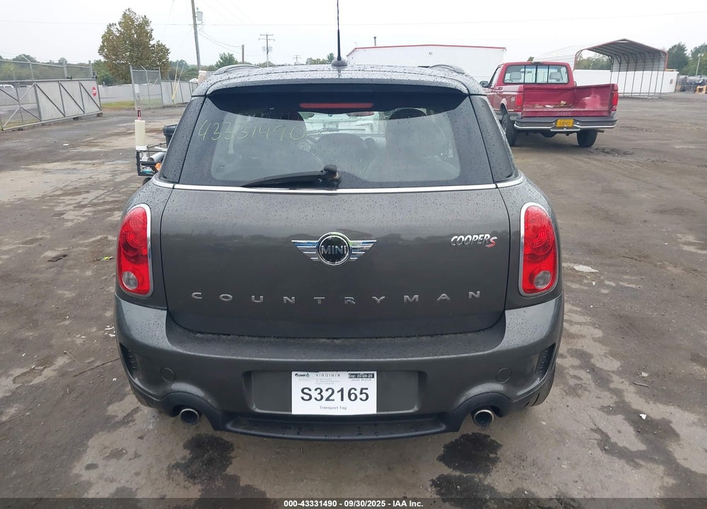2013 MINI COUNTRYMAN VIN: WMWZC5C58DWM16140