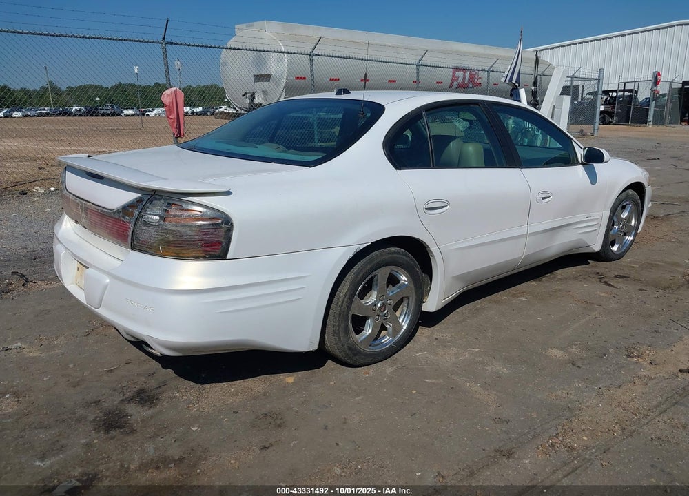 2004 PONTIAC BONNEVILLE SLE VIN: 1G2HY54K44U215601