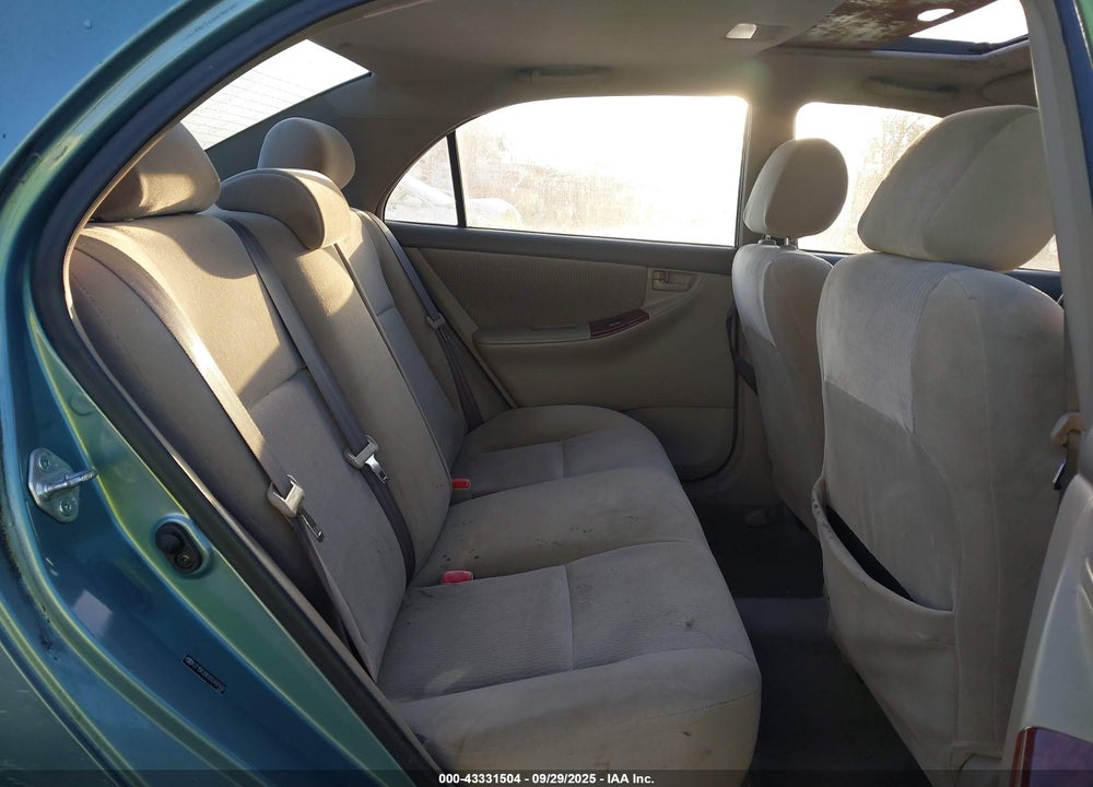 2005 TOYOTA COROLLA LE VIN: 2T1BR30E65C497497