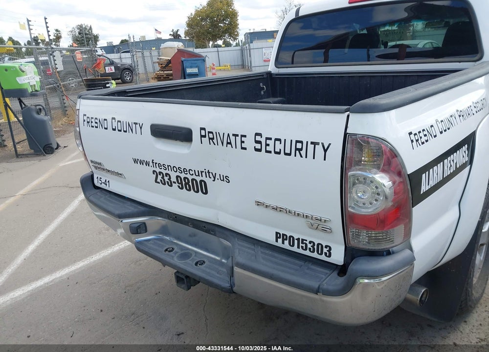 2015 TOYOTA TACOMA PRERUNNER V6 VIN: 5TFJU4GN6FX074914