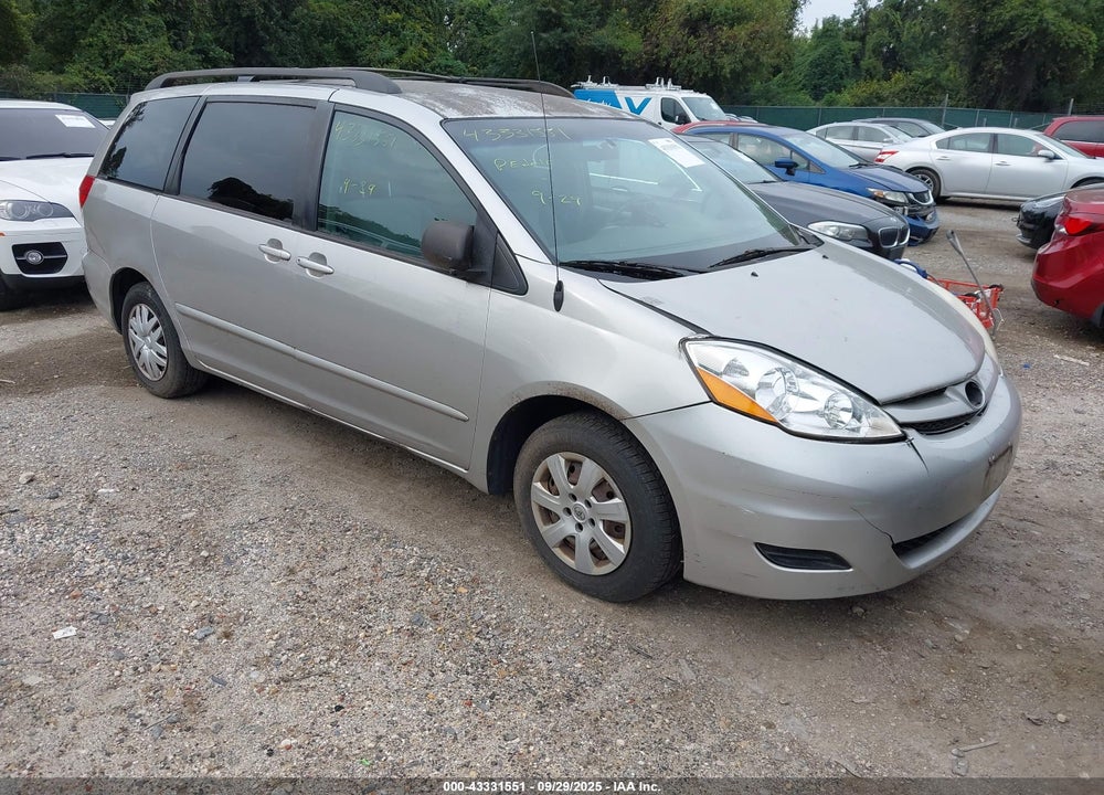 2008 TOYOTA SIENNA LE VIN: 5TDZK23C68S161464