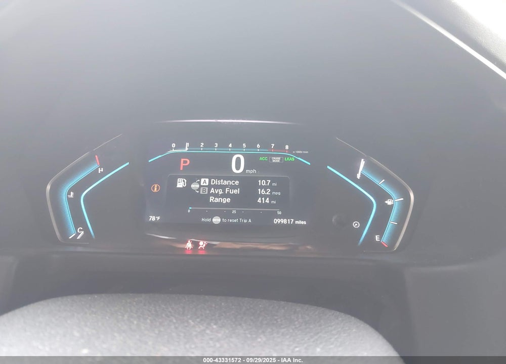 2019 HONDA ODYSSEY EX-L VIN: 5FNRL6H73KB110631