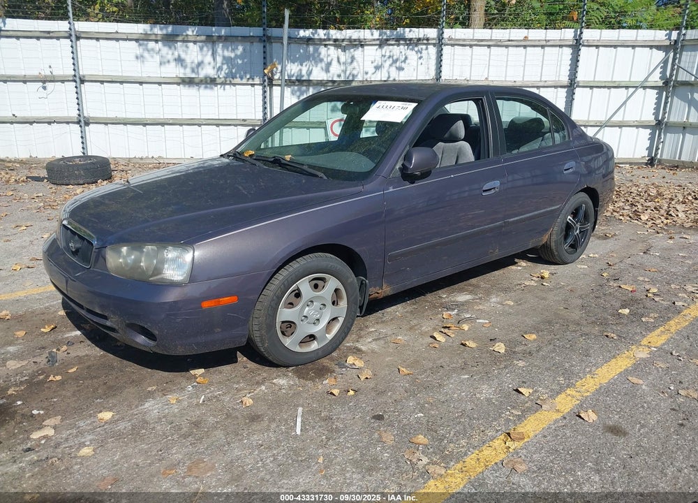2003 HYUNDAI ELANTRA GLS/GT VIN: KMHDN45D83U485440