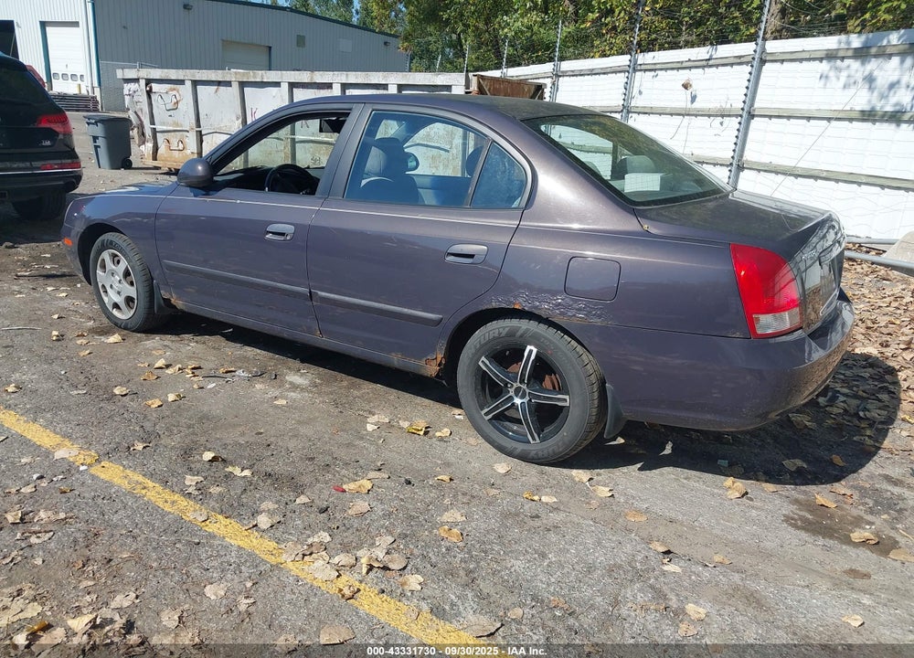 2003 HYUNDAI ELANTRA GLS/GT VIN: KMHDN45D83U485440