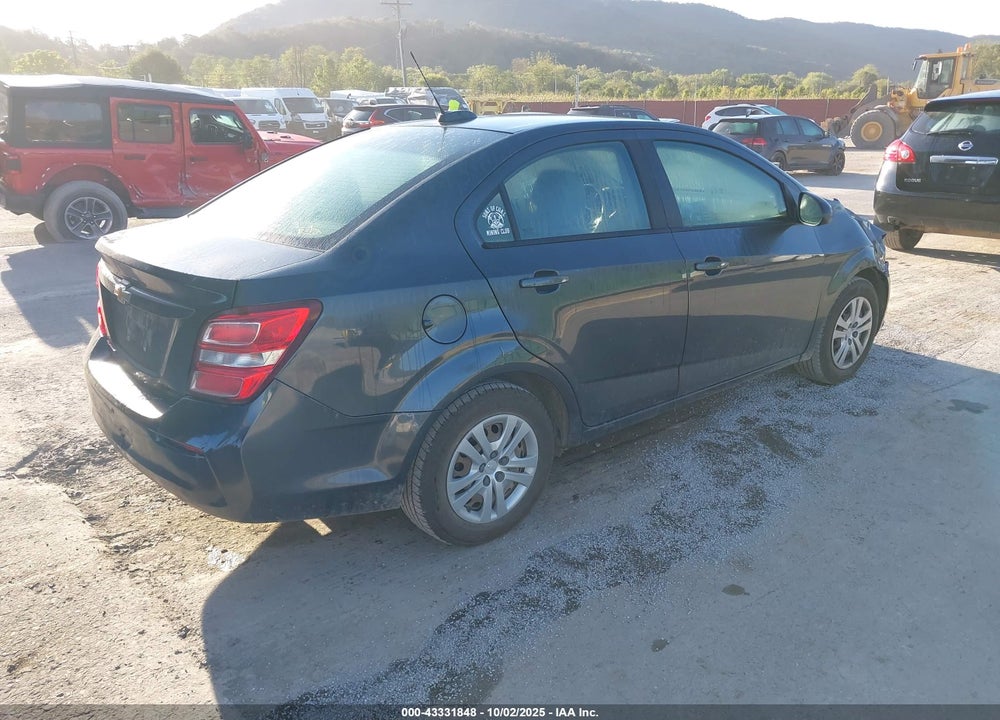 2018 CHEVROLET SONIC LS AUTO VIN: 1G1JB5SG8J4100789
