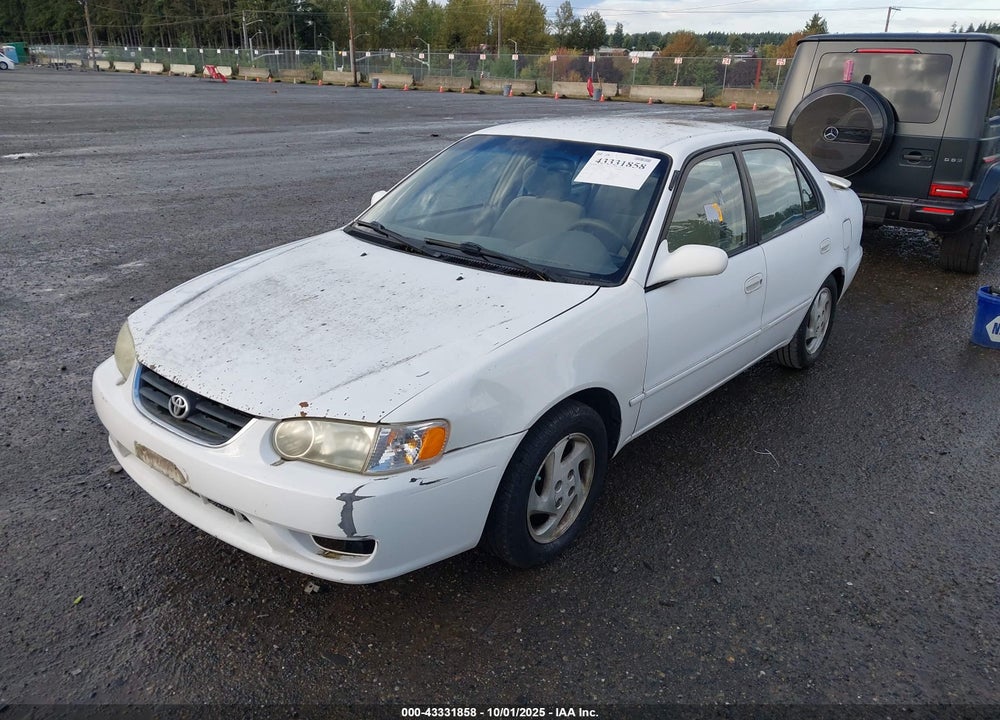 2001 TOYOTA COROLLA LE VIN: 1NXBR12E41Z558209