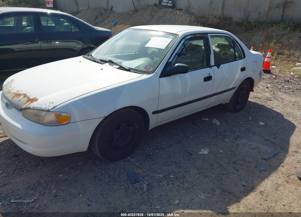 1999 CHEVROLET PRIZM VIN: 1Y1SK5489XZ415562