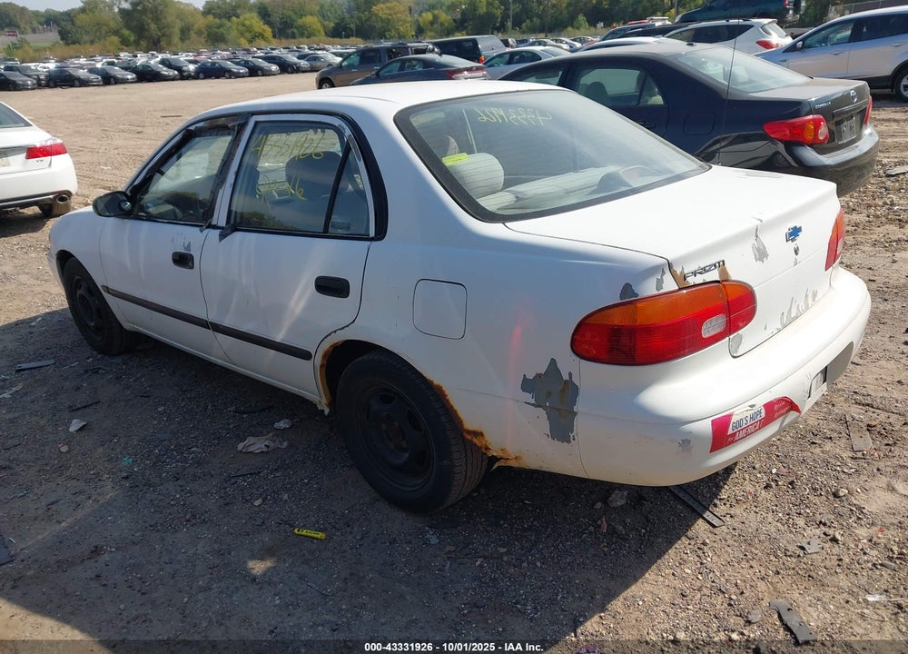 1999 CHEVROLET PRIZM VIN: 1Y1SK5489XZ415562