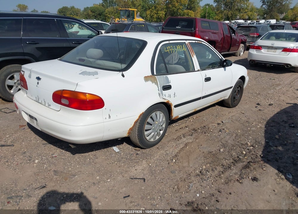 1999 CHEVROLET PRIZM VIN: 1Y1SK5489XZ415562